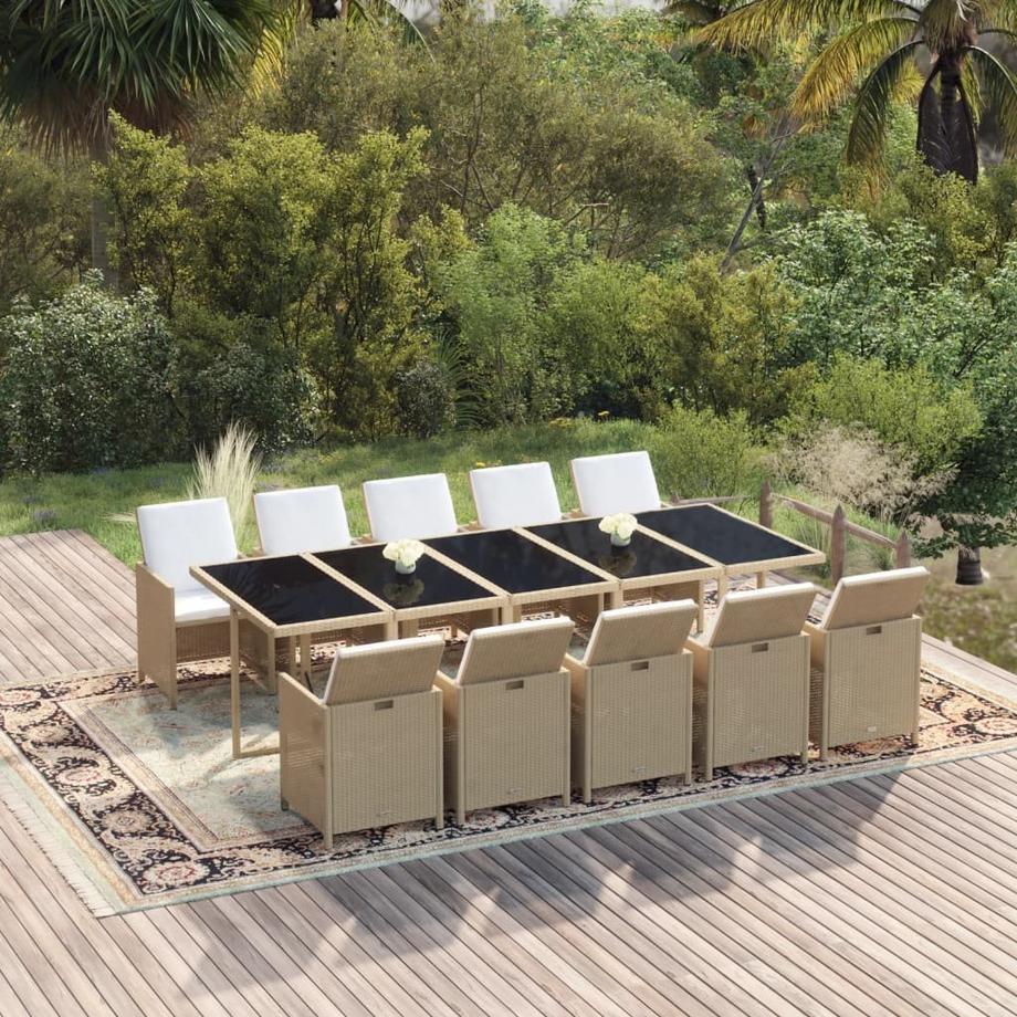 VidaXL set da pranzo per giardino  