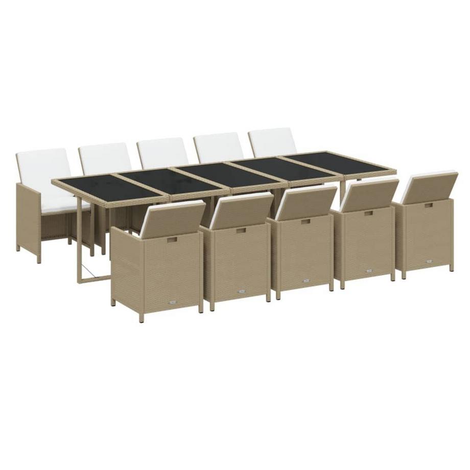 VidaXL set da pranzo per giardino  