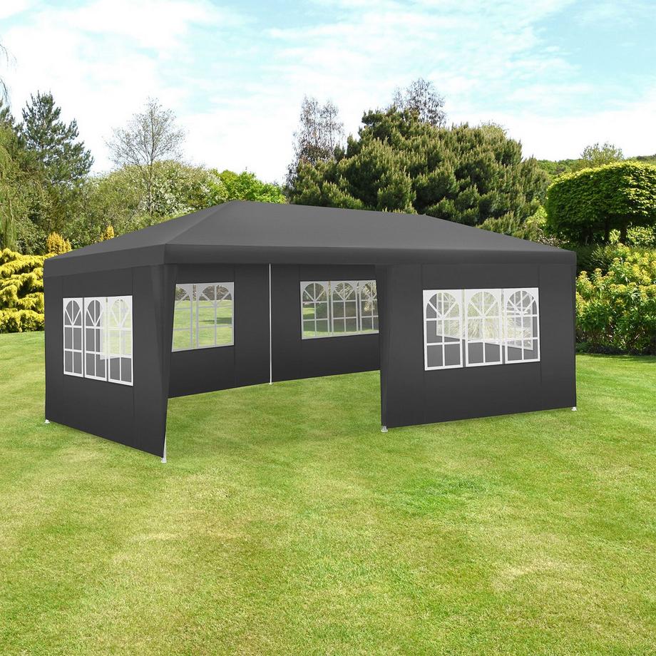 Tectake Pavillon NOVARA 6 x 3 m avec système d'emboîtement  