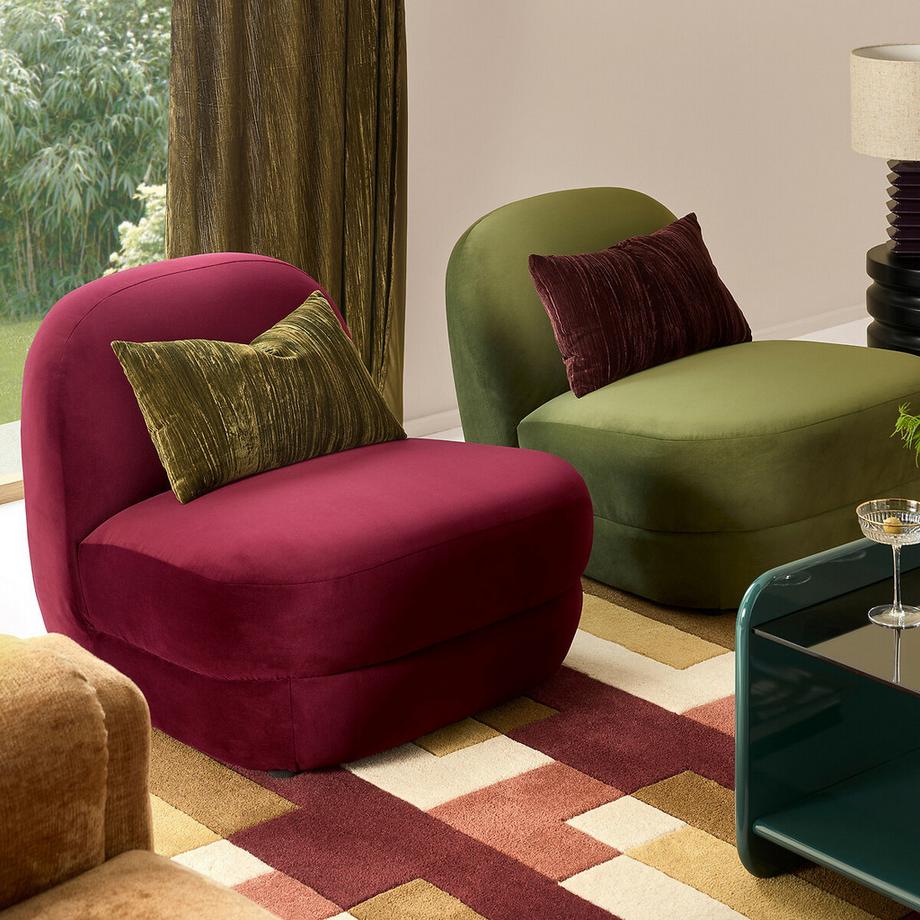 La Redoute Intérieurs Housse de coussin panne de velours  