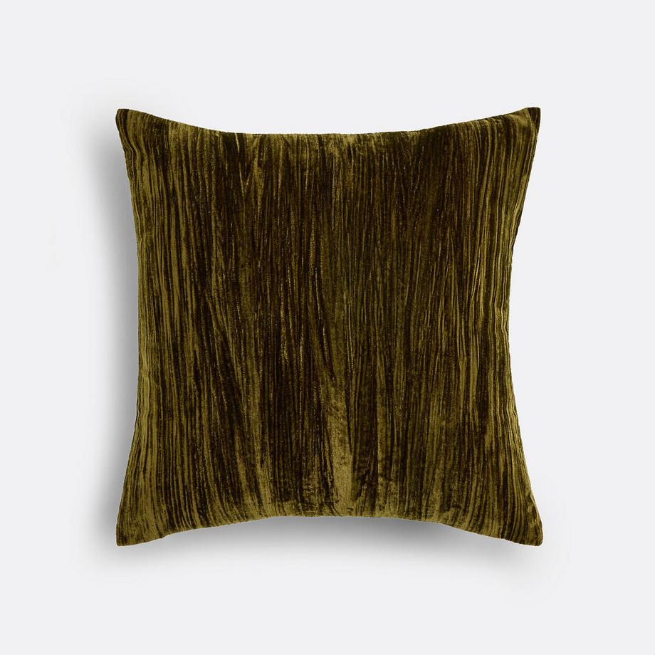 Housse de coussin panne de velours