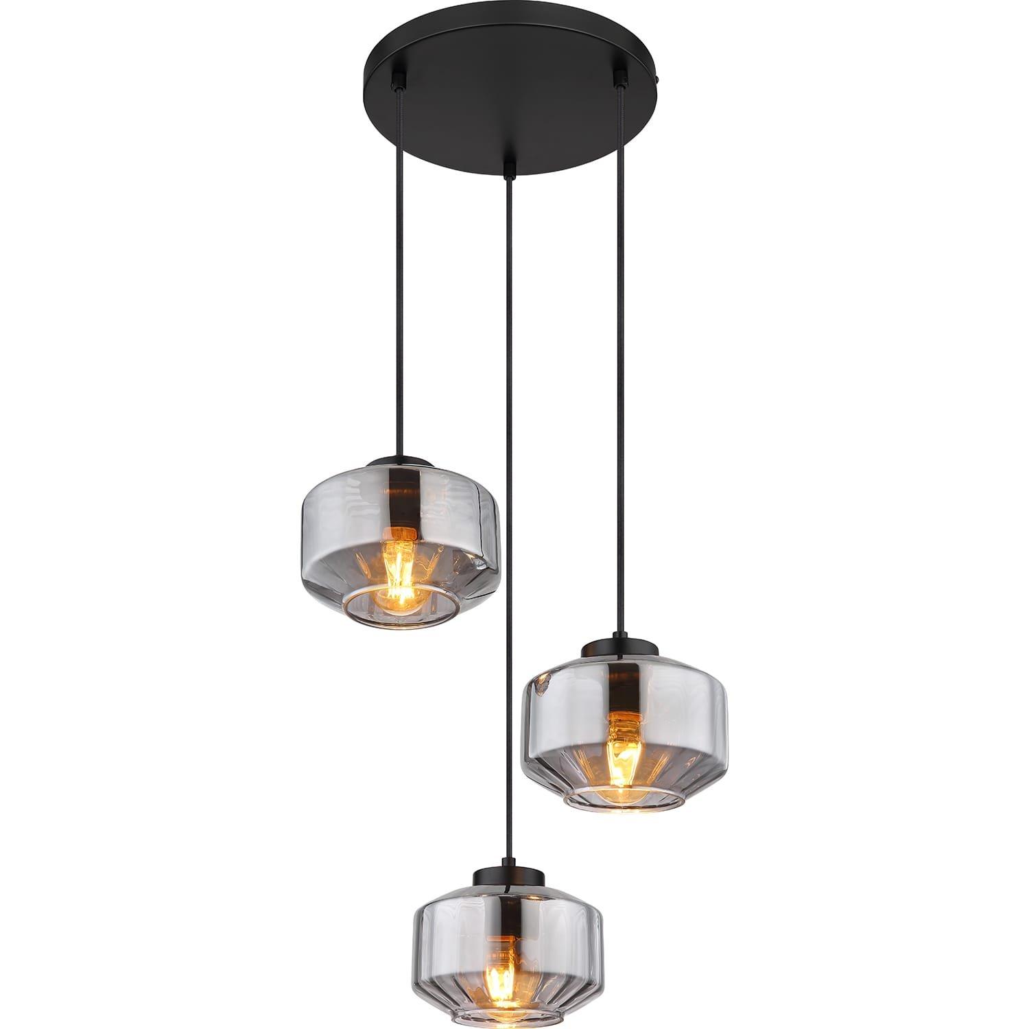 Image of Hängeleuchte Bruce I Metall matt 3xE27 Hängeleuchte Bruce I Metall matt 3xE27