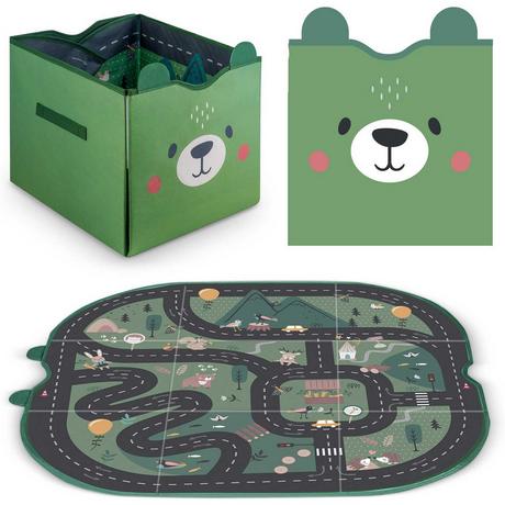 B2X Boîte de rangement et tapis de jeu NK-408 Nukido - vert  