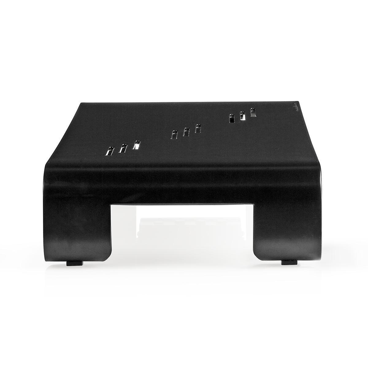 Nedis Support de moniteur | Ergonomie : Oui | Capacité de charge maximale : 18kg | Universel | Hub USB | Hauteur réglable : Non  