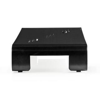 Nedis Support de moniteur | Ergonomie : Oui | Capacité de charge maximale : 18kg | Universel | Hub USB | Hauteur réglable : Non  