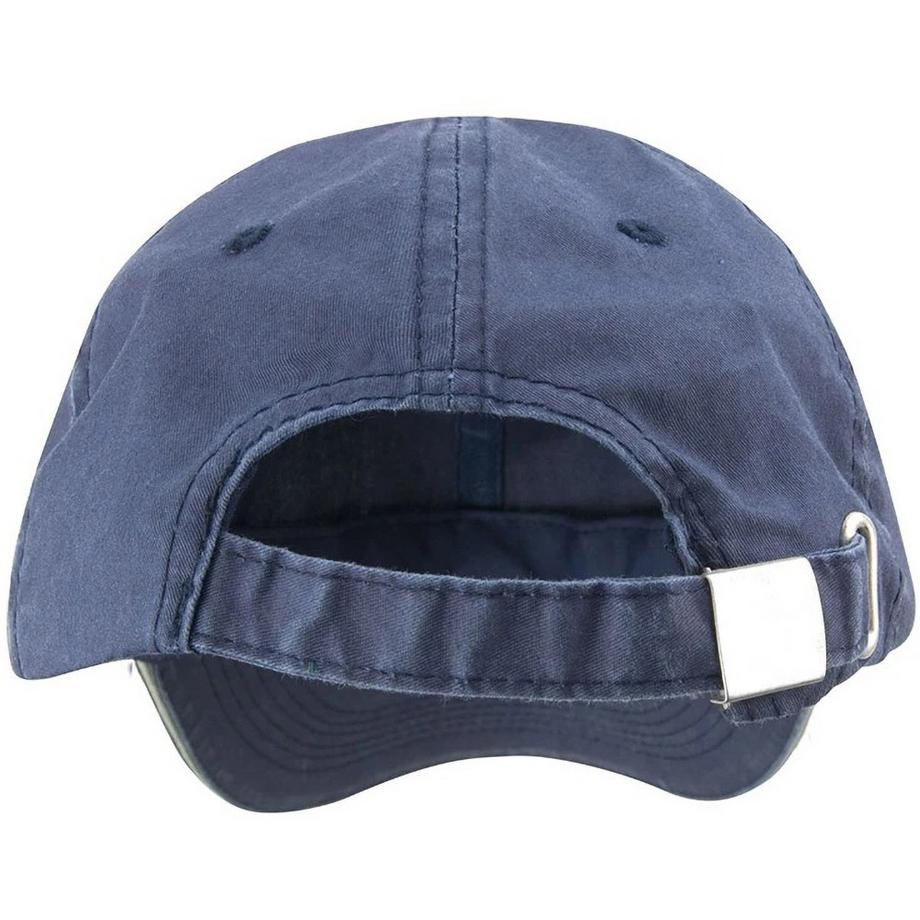 Result Cappellino da baseball in cotone lavato Fine Line con visiera a sandwich  