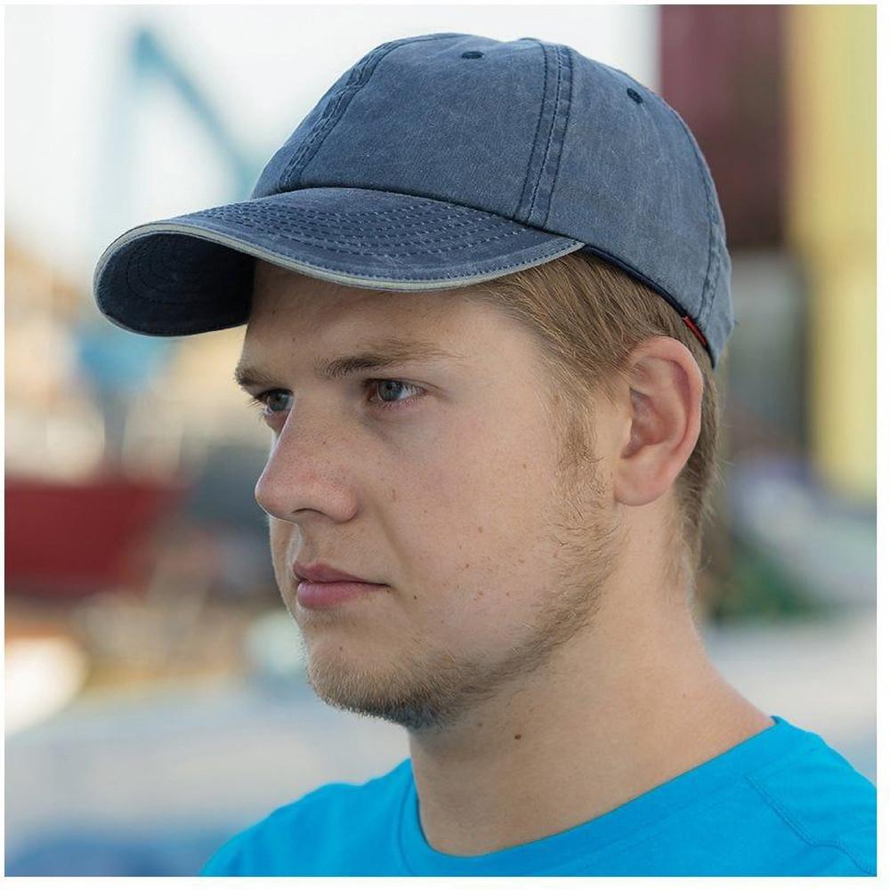 Result Gewaschene Fine Line Baumwolle Baseball Cap mit Sandwich Spitze  