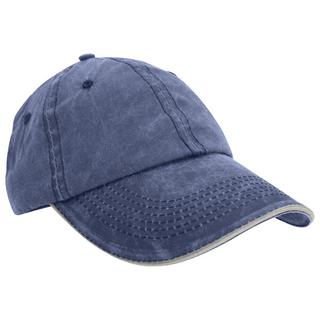 Result  Gewaschen Fine Line Baumwolle Baseball Cap mit Sandwich Spitze 