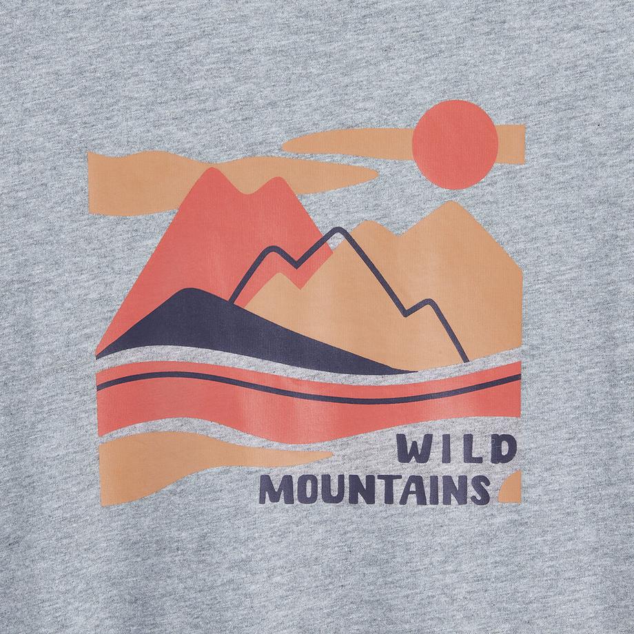 La Redoute Collections  Shirt mit langen Ärmeln und Bergmotiv 