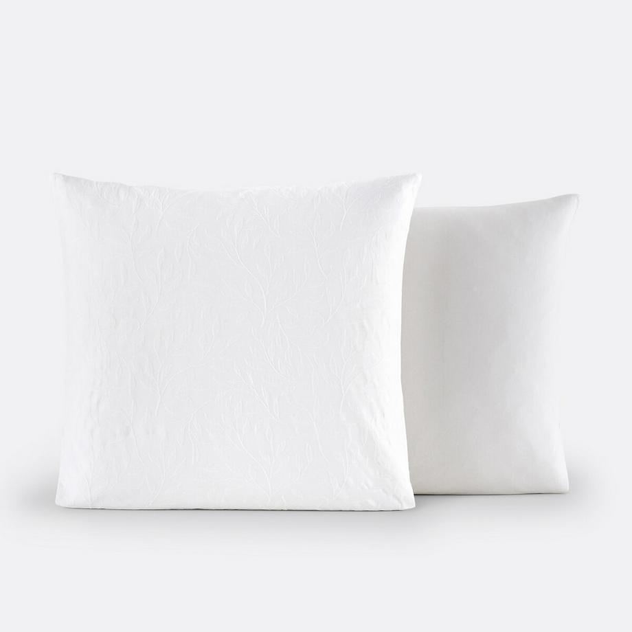 La Redoute Intérieurs Miren Jacquard Motif Végétal Taie d'oreiller  