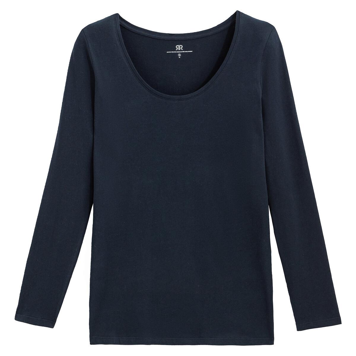 La Redoute Collections  Langarmshirt mit rundem Ausschnitt 