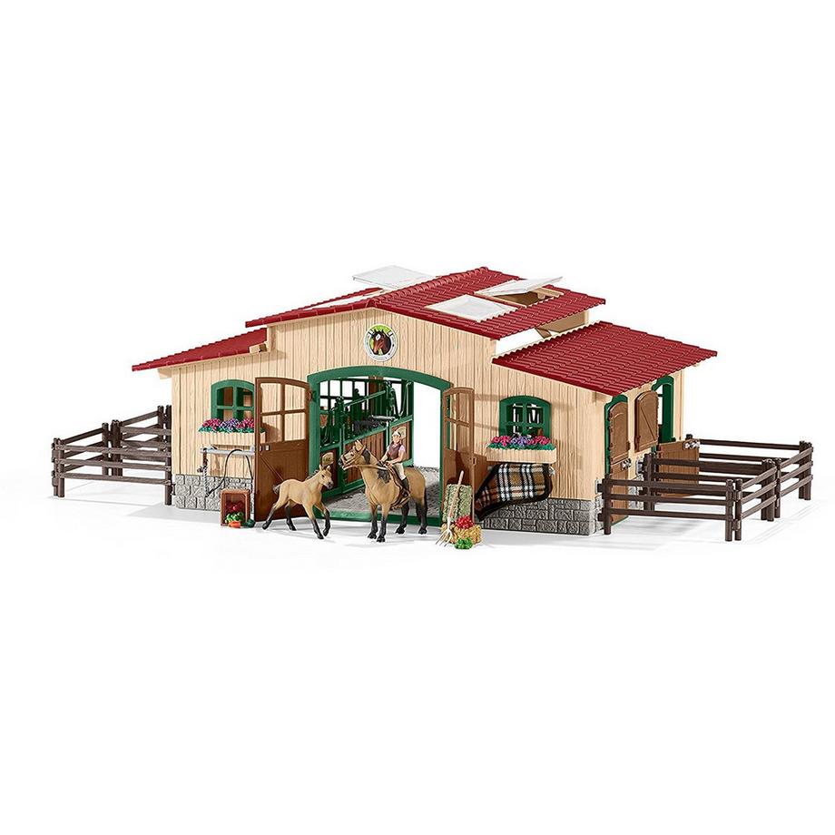 Schleich  Farm World Pferdestall mit Zubehör 