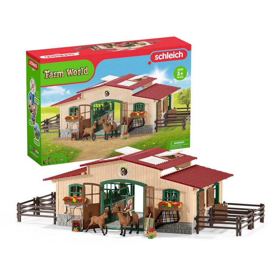 Schleich  Farm World Pferdestall mit Zubehör 