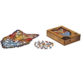 Unidragon  Renard (197 pièces) - Puzzle en bois 