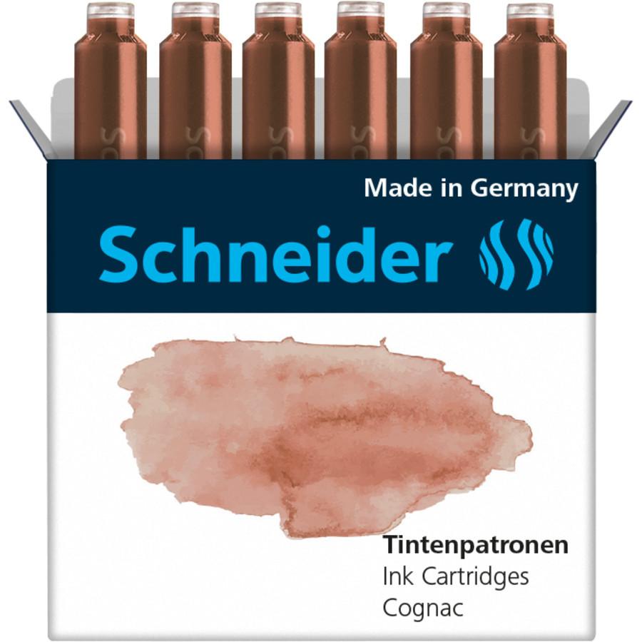 Schneider Schreibgeräte  Pastel cartuccia d'inchiostro 6 pz Originale Marrone 