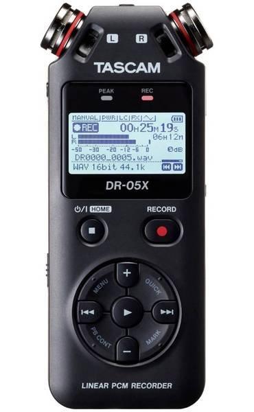 Image of Tascam Tascam DR-05X Handheld Digital Audio Recorder