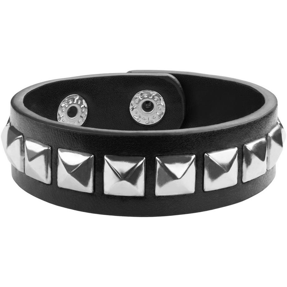 Tectake  Set accessoires en cuir Gants en cuir et deux bracelets 