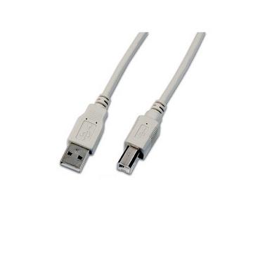USB A-B MM 1.0 GR cavo USB 1 m USB 2.0 USB B Grigio