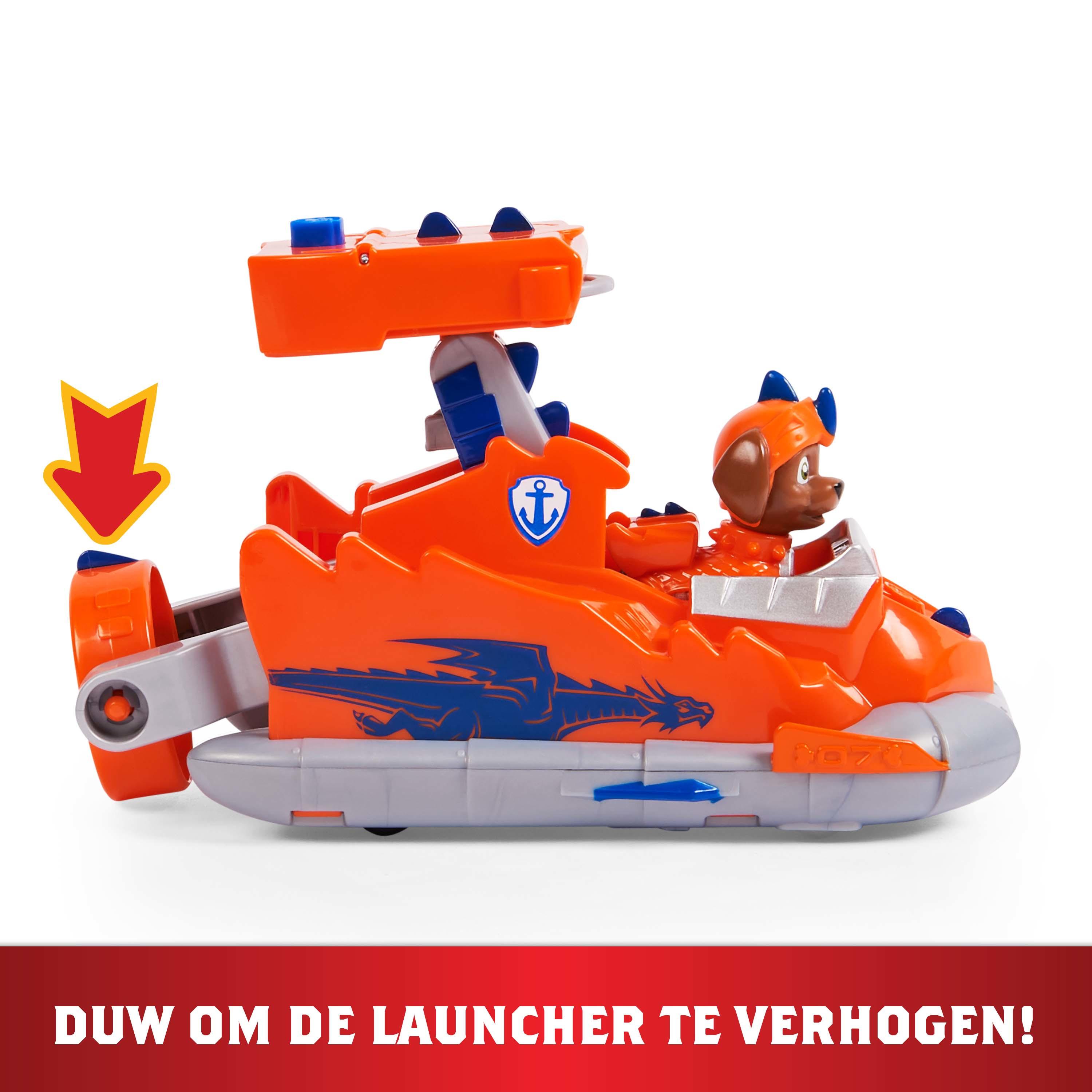 Spin Master  PAW Patrol Veicolo Rescue Knights di Zuma Aeroscafo con personaggio Giochi per bambini dai 3 anni in su 