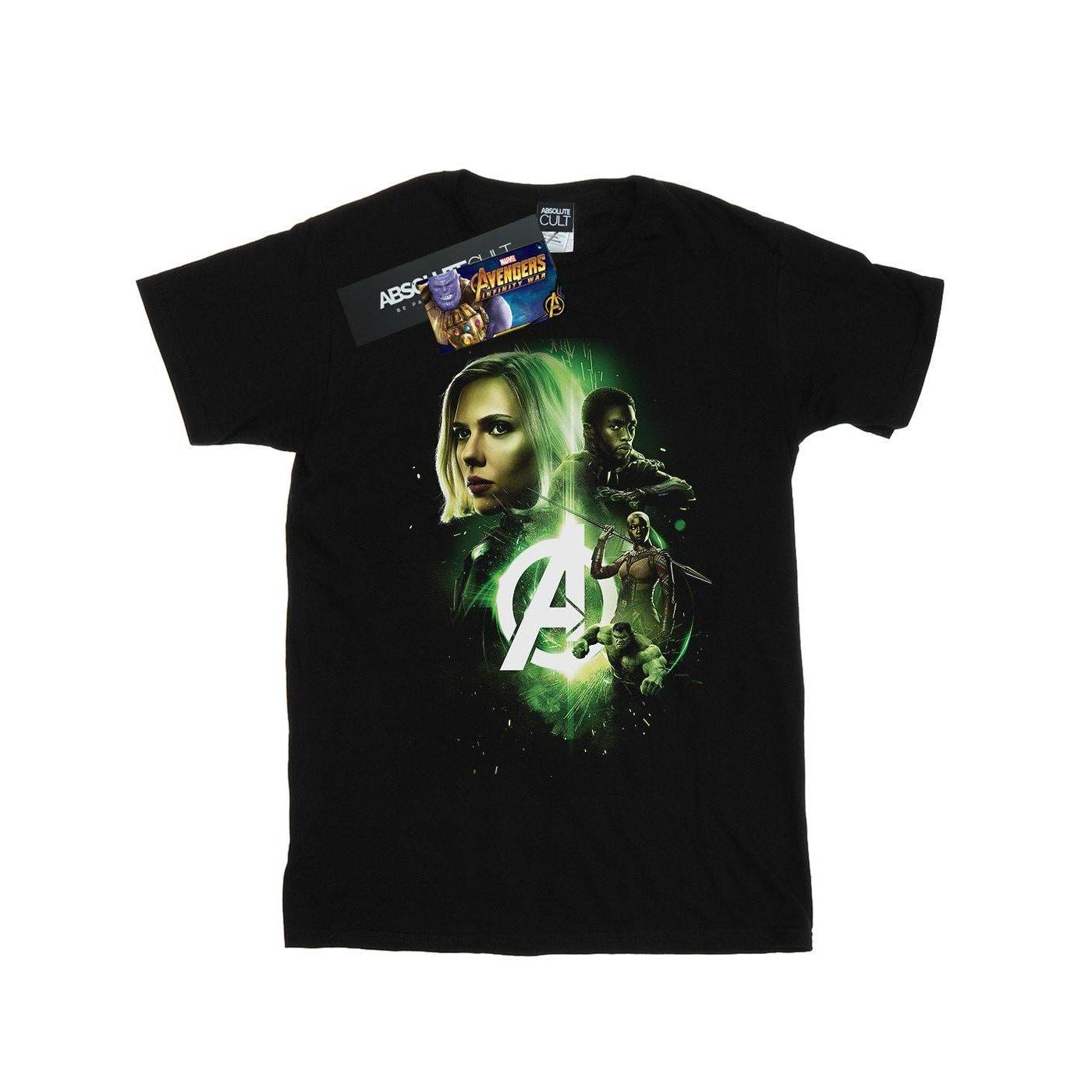 MARVEL  Avengers Infinity War Widow Team Up TShirt 