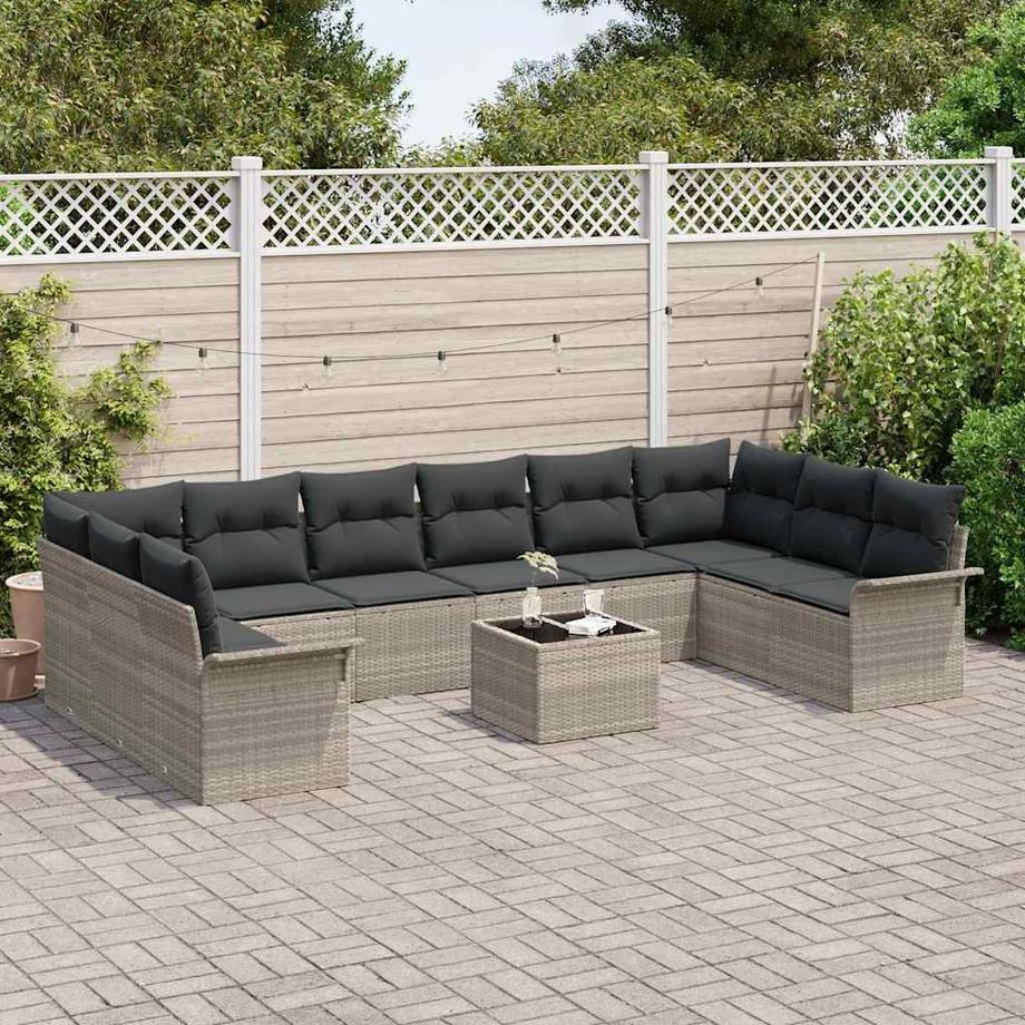 VidaXL Divano da giardino Polyrattan  