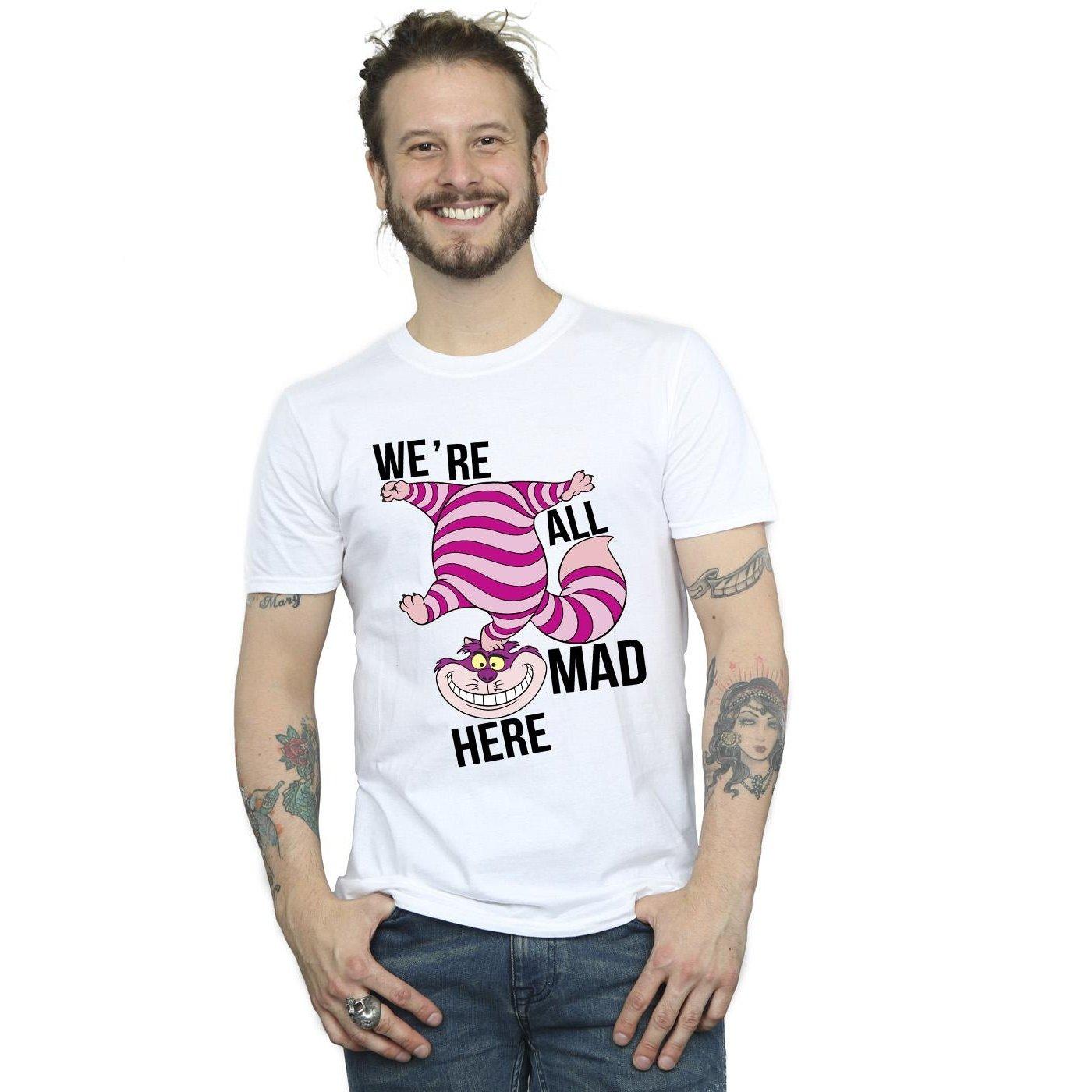 Disney  Tshirt ALICE IN WONDERLAND ALL MAD HERE 