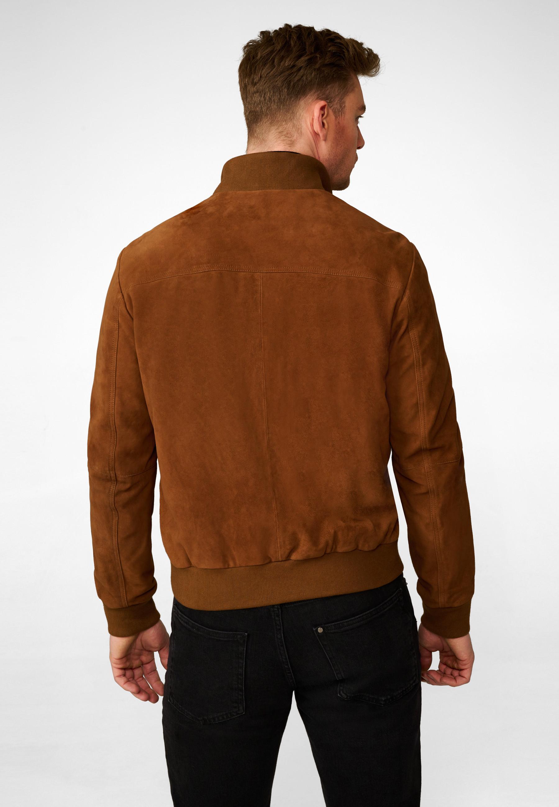 RICANO  Lederjacke Henry, aus Ziegen Velour Leder 