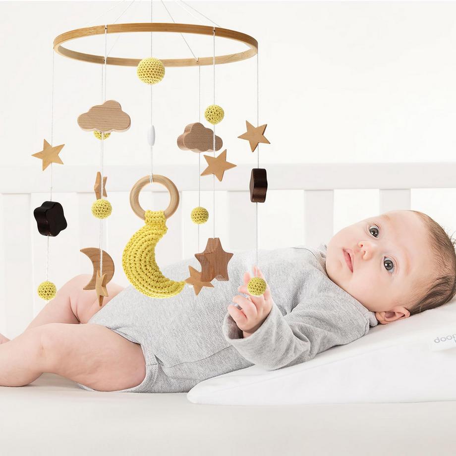 Activity-board  Mobiles Babybett mobiler Babyanhänger, Holzmobiles Babywindspiel Rich text editor 