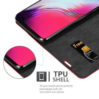 Cadorabo  Housse compatible avec Samsung Galaxy S10 5G - Coque de protection avec fermeture magnétique, fonction de support et compartiment pour carte 