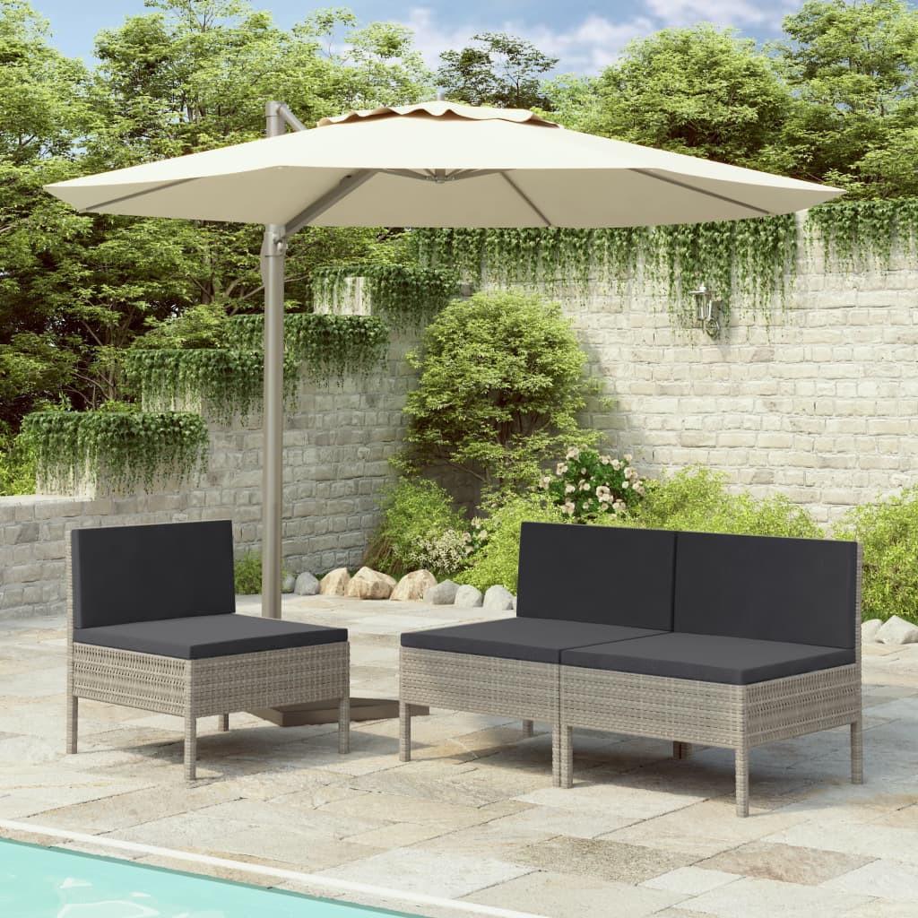 VidaXL Gartenstuhl poly-rattan  