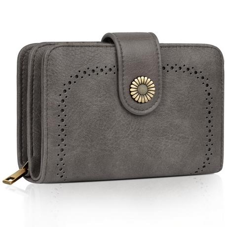 Only-bags.store Portafoglio Vintage Grande Capacità in Pelle PU  