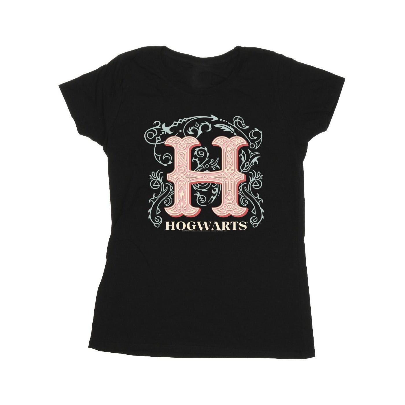 Image of Flowers H Tshirt Damen Schwarz M