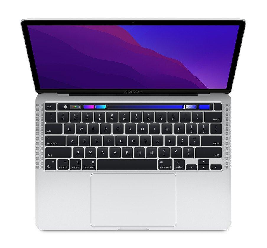 Image of Refurbished MacBook Pro Touch Bar 13 2020 m1 3,2 Ghz 16 Gb 1 Tb SSD Silber - Sehr guter Zustand