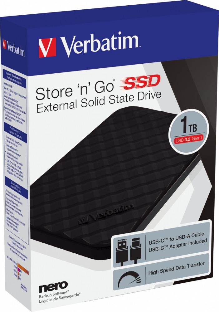 Verbatim  Store 'n' Go Portable SSD USB 3.2 GEN 1 1 TB 