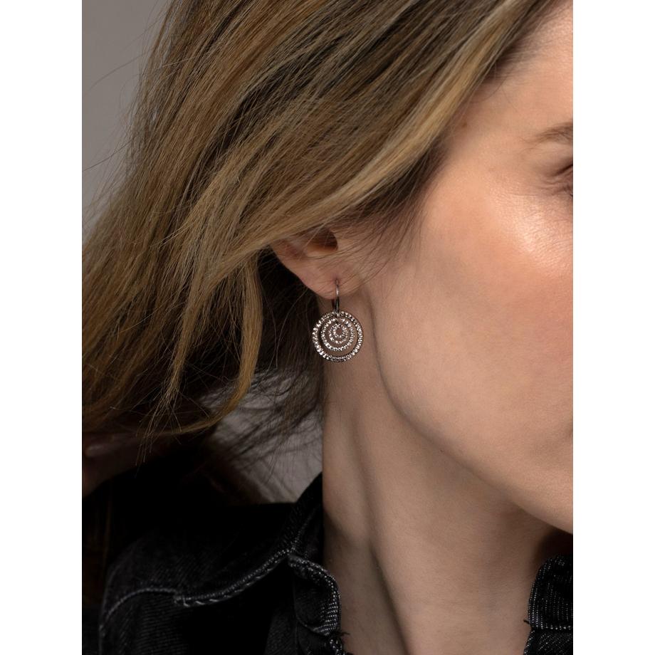 PHANTASYA  Palazzo Ohrring 1661 Rhodiniert 