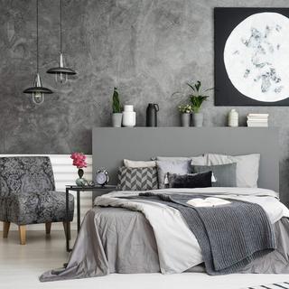 Northix Schwarzer C-förmiger Beistelltisch  