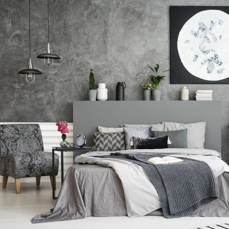 Northix Schwarzer C-förmiger Beistelltisch  