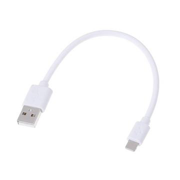 Câble USB vers Lightning 5V, 2.1A pour iPhone & iPad - 25 cm