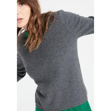 LILLY 1 Pullover mit tailliertem Rundhalsausschnitt - 100% Kaschmir