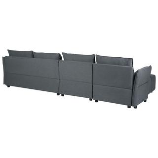 Beliani Ecksofa aus Polyester Klassisch TOMRA  