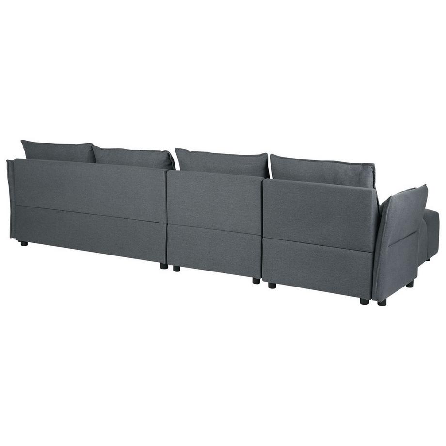 Beliani Ecksofa aus Stoff  TOMRA  