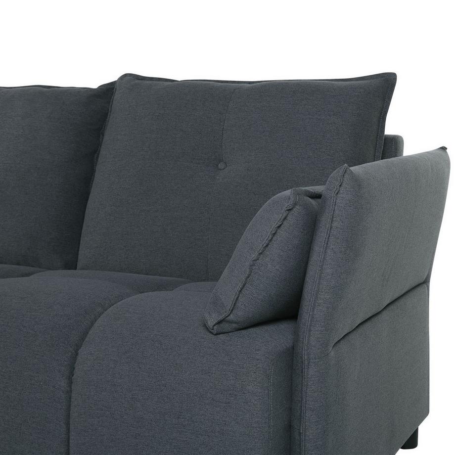Beliani Ecksofa aus Stoff  TOMRA  