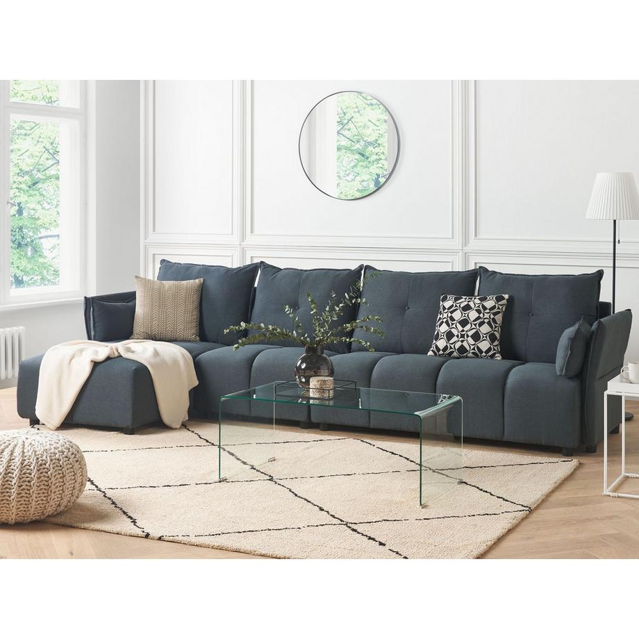 Beliani Ecksofa aus Stoff  TOMRA  