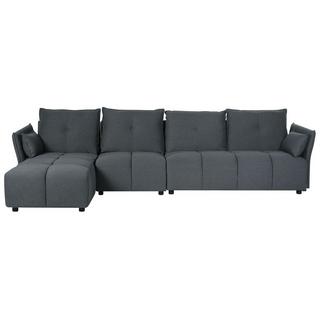 Beliani Ecksofa aus Polyester Klassisch TOMRA  