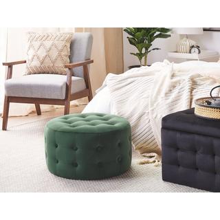 Beliani Pouf en Velluto Glamour TAMPA  