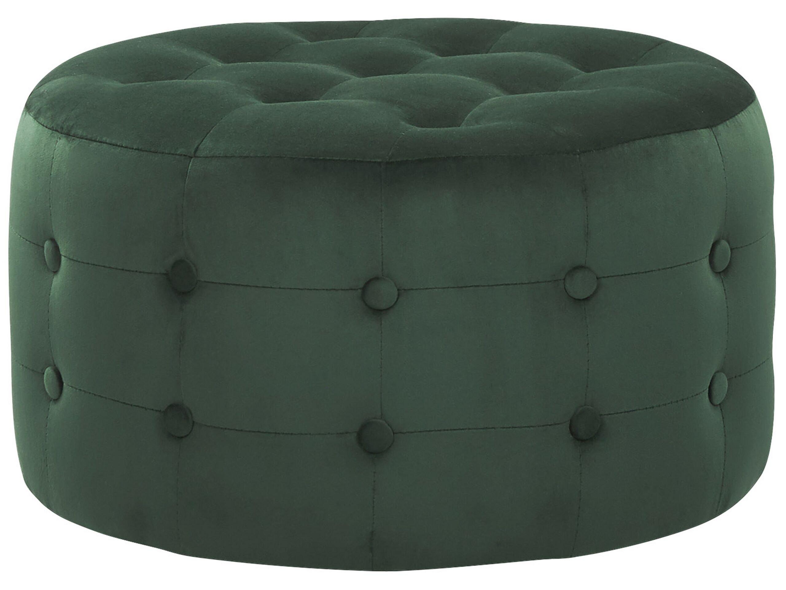 Beliani Pouf en Velluto Glamour TAMPA  