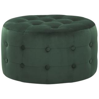 Beliani Pouf en Velluto Glamour TAMPA  