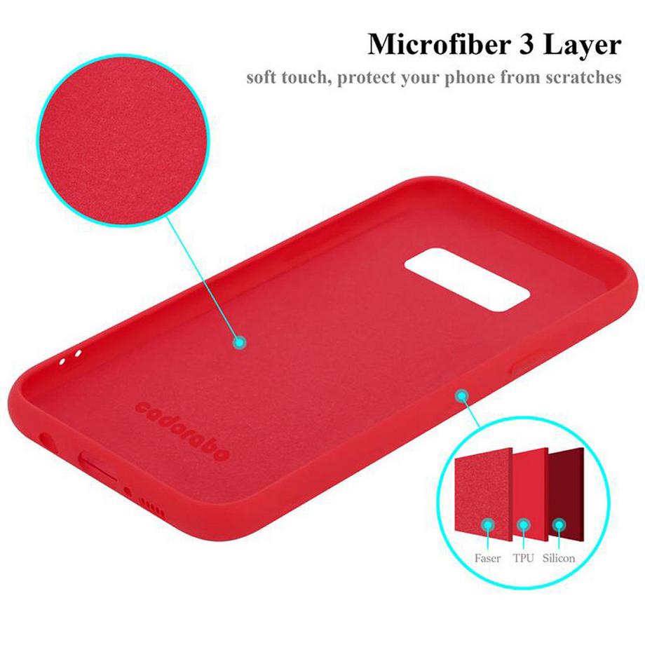 Cadorabo  Hülle für Samsung Galaxy S8 TPU Silikon Liquid 