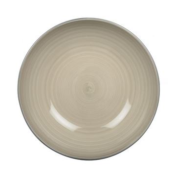 ASSIETTE CREUSE UNIE TAUPE - COACHELLA PAR BOITE DE - 6