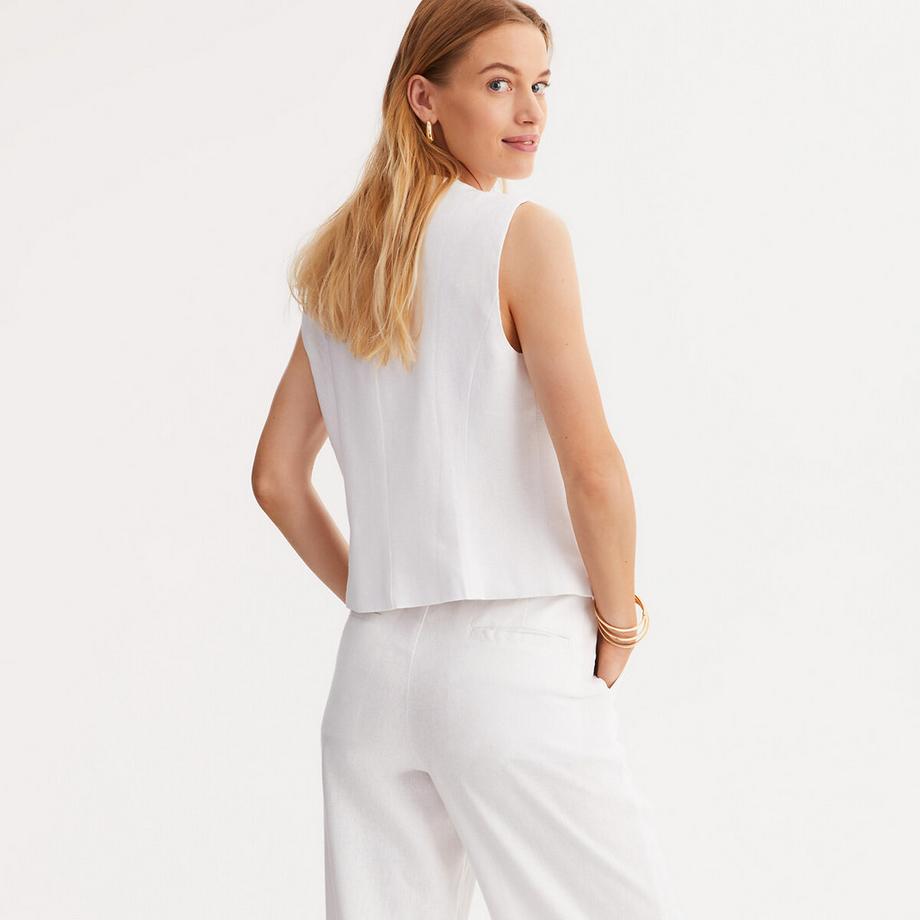 La Redoute Collections Ärmelloses Gilet mit Knopfleiste  